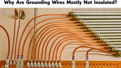 Why Are Grounding Wires Mostly Not Insulated